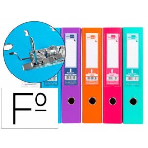 Archivador de palanca Liderpapel Documenta Folio Lomo 75 mm colores Surtidos Trending