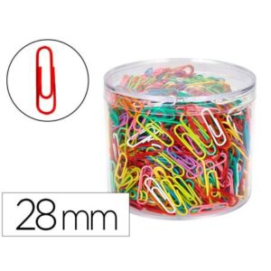 Clips colores Nº 2 marca CSP 33 mm